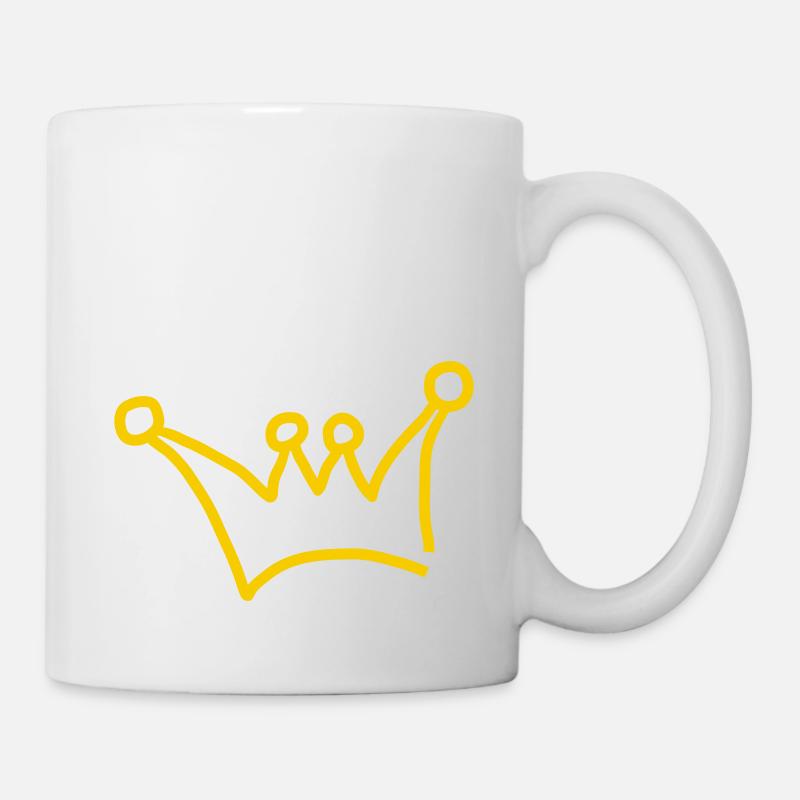 krone - Tasse - Weiß