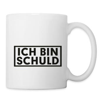 ICH BIN SCHULD - Tasse - Weiß - Rechts