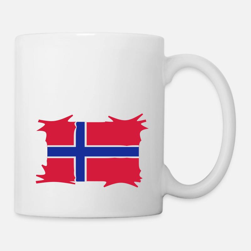 norwegen3 - Tasse - Weiß