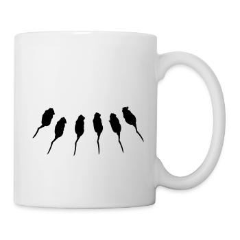 6 Ratten / 6 rats (1c) - Tasse - Weiß - Rechts