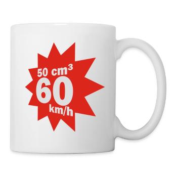 50 cc, 60 km / h - Mug - white - Right