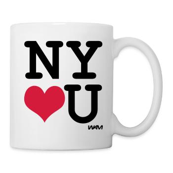 New York liebt Sie von wam - Tasse - Weiß - Rechts