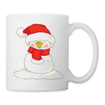 Christmas Snowman - Tasse - Weiß - Rechts