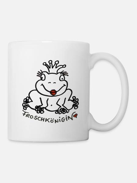 Froschkönigin - Tasse - Weiß