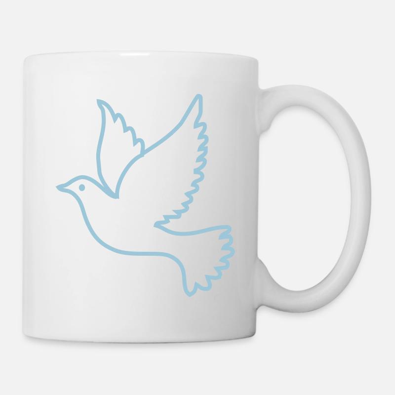 Taube - Tasse - Weiß