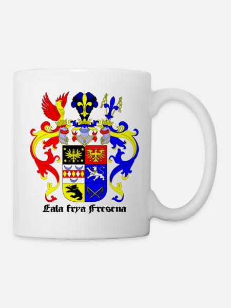 Eala Frya Fresena Retro - Tasse - Weiß