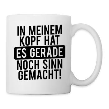 In meinem Kopf... - Tasse - Weiß - Rechts