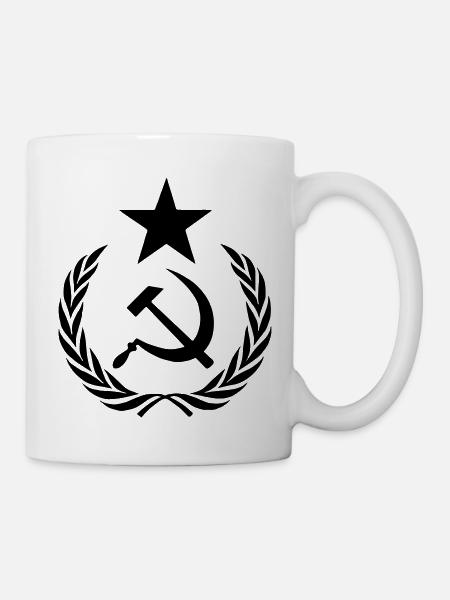 urss hemblem - Mug blanc - blanc