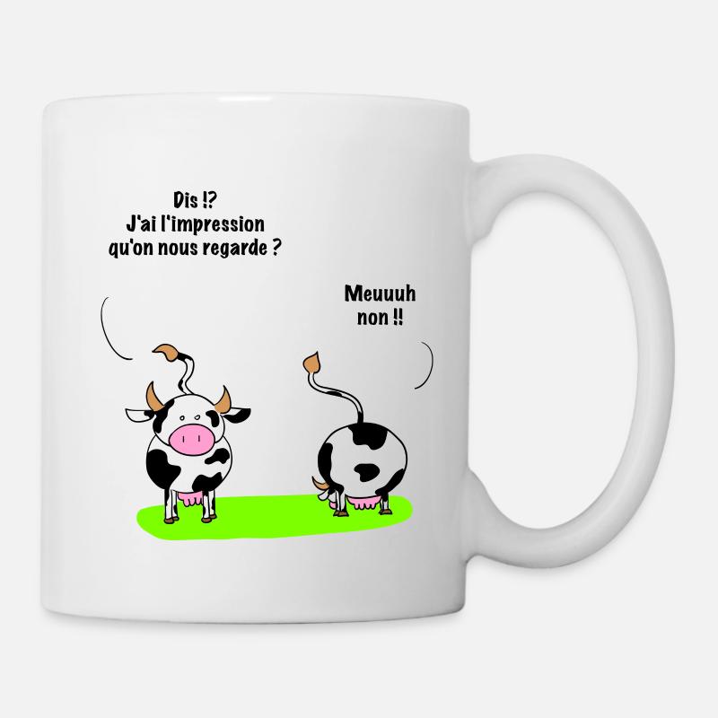 La vache - Mug blanc - blanc