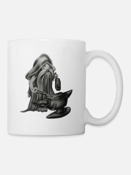 Blacksmith gnom - Tasse - Weiß