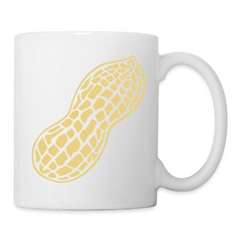 EOG Logo Nut Jaune - Mug blanc - blanc - Droite