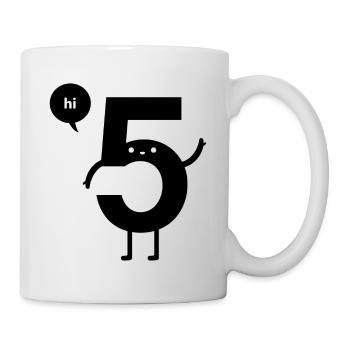 hi 5 - Tasse - Weiß - Rechts