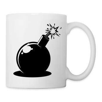 Bombe - Tasse - Weiß - Rechts