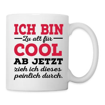 alt - Tasse - Weiß - Rechts