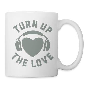 LA MUSIQUE EST L'AMOUR - Mug blanc - blanc - Droite