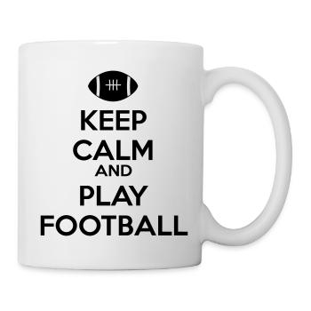 football - Mug blanc - blanc - Droite