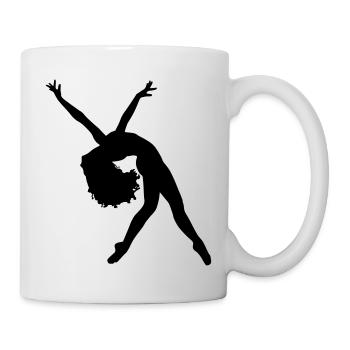 danseuse - Mug blanc - blanc - Droite