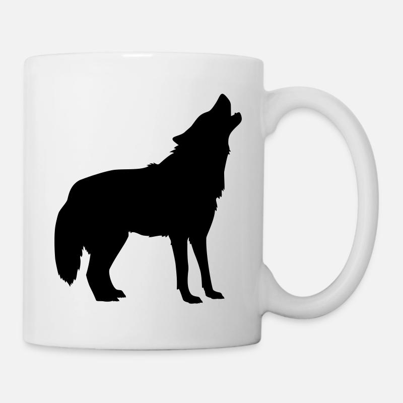 wolf animal - Mug - white