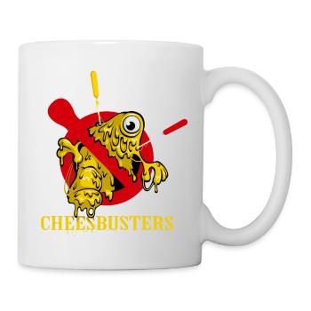 Cheesbuster - Mug blanc - blanc - Droite