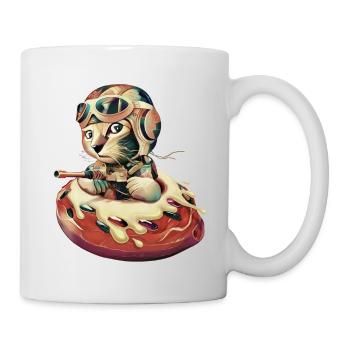 DONUT FIGHTER - Tasse - Weiß - Rechts