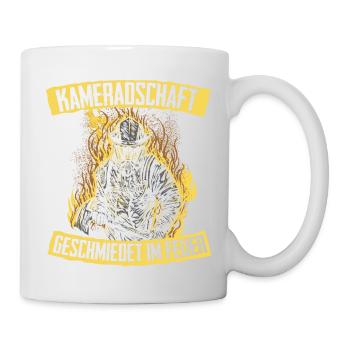 Feuerwehr Kameradschaft Feuerwehrmann - Tasse - Weiß - Rechts