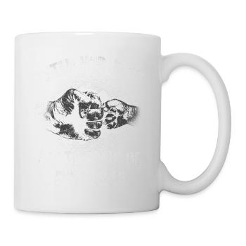 Vater Sohn Freunde - Tasse - Weiß - Rechts