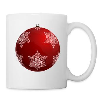 Boule de Noël / Bébé de Noël - Mug blanc - blanc - Droite