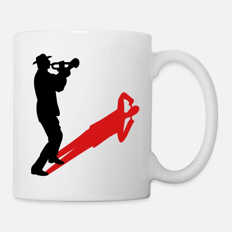 trumpet - Mug - white