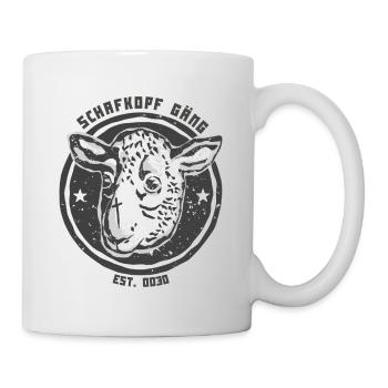 Schafkopf Gäng Hoodie Unisex - Tasse - Weiß - Rechts