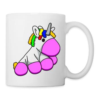 Einhorn3 - Tasse - Weiß - Rechts