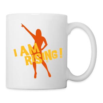 i am rising Frau Woman 1 - Tasse - Weiß - Rechts