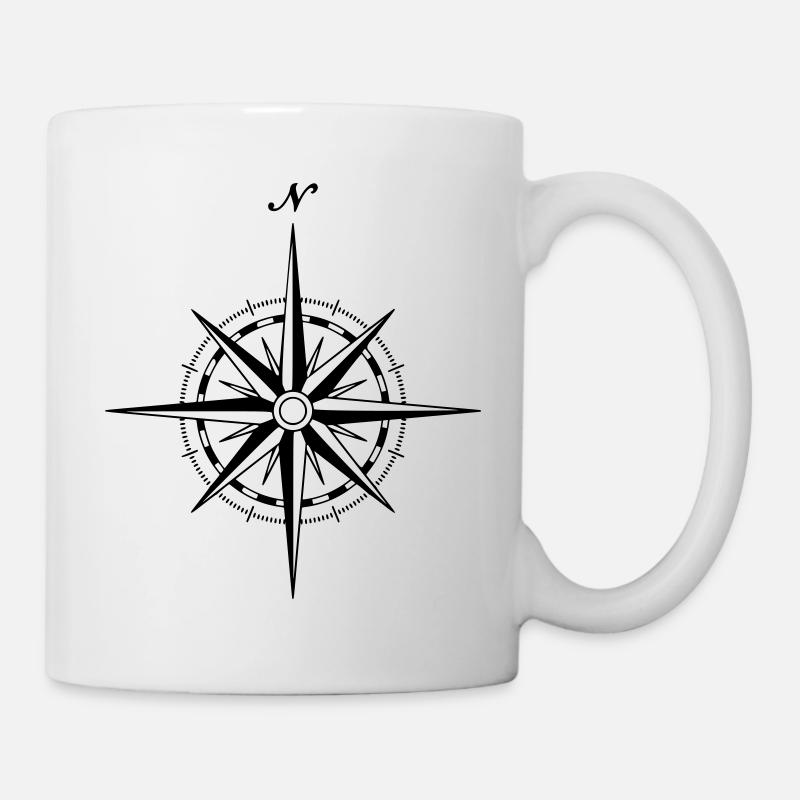 rose des vents - Mug blanc - blanc