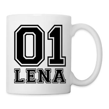 Lena - Name - Tasse - Weiß - Rechts