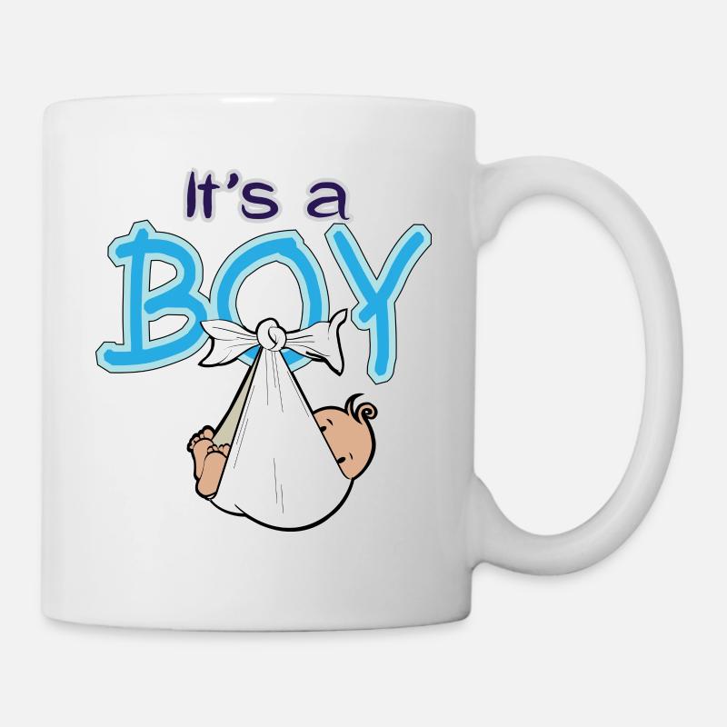 Babyparty Es ist ein Junge - Tasse - Weiß