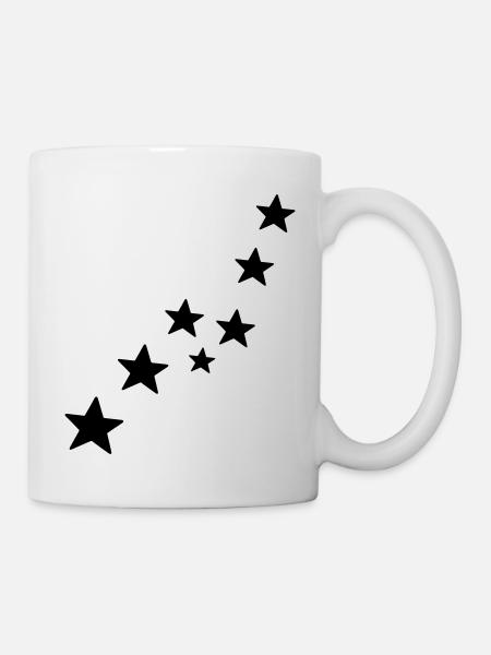 stars - Mug - white