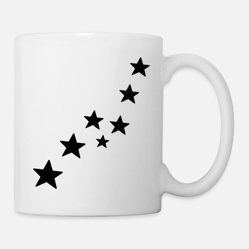 sterne - Tasse - Weiß