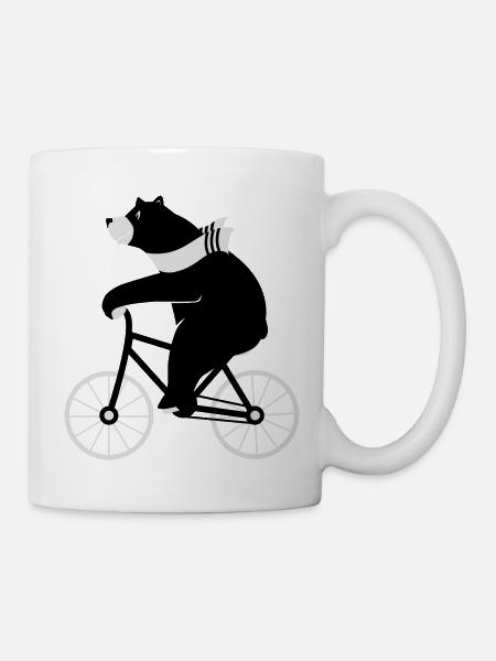 spread_baerbike - Tasse - Weiß