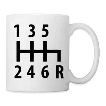 standard téléphonique - Mug blanc - blanc - Droite