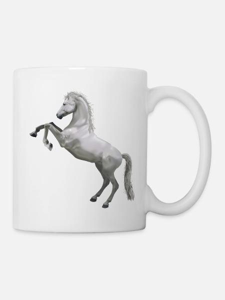 horse - Mug - white