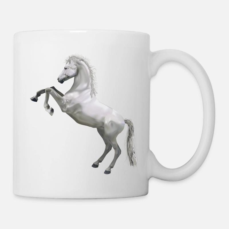 Pferd - Tasse - Weiß