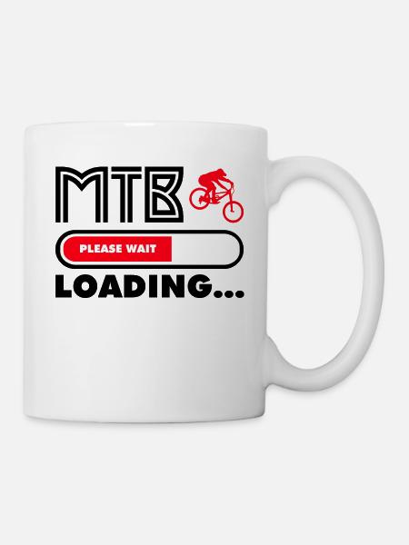 Préparez-vous pour VTT - Mug blanc - blanc