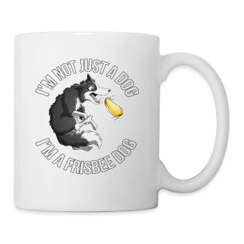 I'm a Frisbee Dog - Border - Mug - white - Right