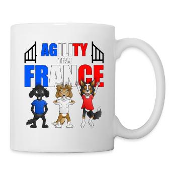 Agility Frankreich - Tasse - Weiß - Rechts