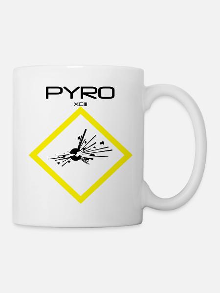 PYRO PYROTECHNIC ARTIFICIER fireworks - Mug blanc - blanc