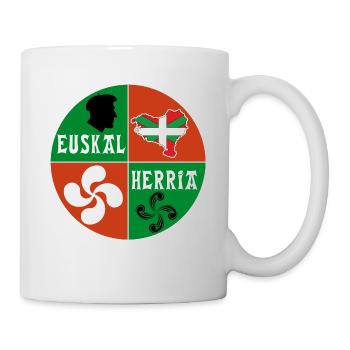 Pays Basque - Mug blanc - blanc - Droite