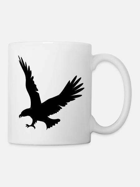 aigle-attaque - Mug blanc - blanc