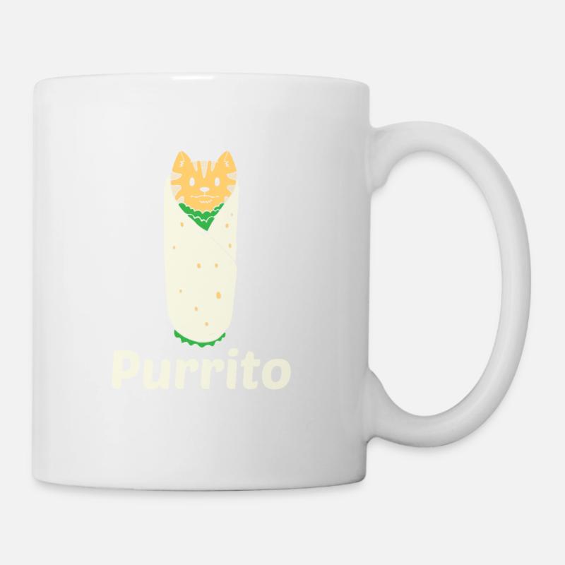 Purrito - Cats burrito purr cat kitten - Mug - white