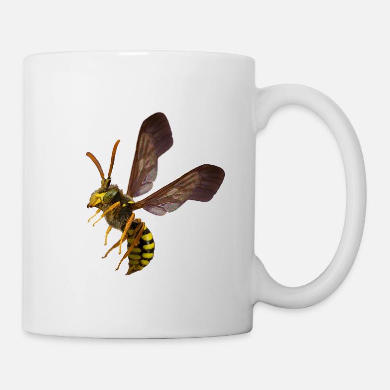 Wasp Shirt von Custom - Tasse - Weiß