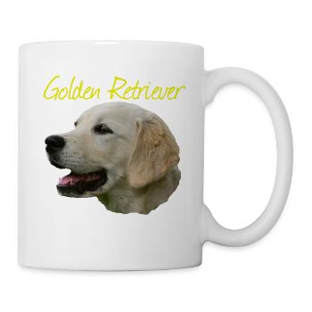 Golden Retriever, Retriever, Dog , Dog Sport, - Mug - white - Right