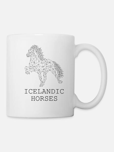 Geometischer Isländer2 - Tasse - Weiß